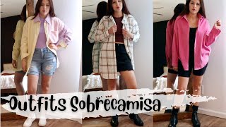 Outfits con SOBRECAMISA para Otoño 2021 / Ideas de looks para entretiempo 🍂