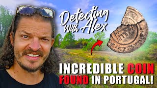 Metaldetecting in Portugal - Episode 01: Incredible coin found! 1300 years old! #metaldetecting