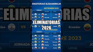 Eliminatorias 2026 #futbol #futbolsudamericano #conmebol
