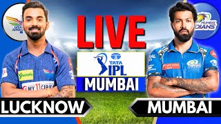 Live: MI vs LSG Live Match | IPL Live Score & Commentary | Mumbai vs Lucknow Live | IPL 2024 Live