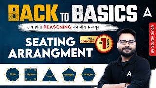 Seating Arrangement Basic Concepts in One Video | Sitting Arrangement Reasoning Tricks by Saurav Sir