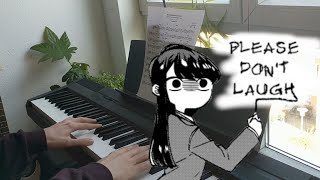 Komi Can't Communicate  - Chalkboard Scene - Piano Cover