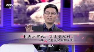 [中国诗词大会]郦波老师点评“行到水穷处，坐看云起时”