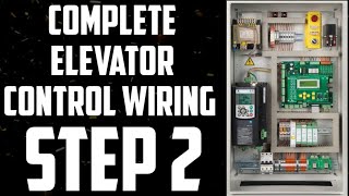 5 floor lift panel wiring/Complete parameter and control panel wiring ⚡️⚡️🏢🏗