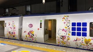 2020年初春日本京都旅行日記 - 飛機途經台灣上空．到大阪關西機場搭Hello Kitty火車去京都