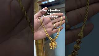 Megha jewellers Vivekananda circle Mysuru antique beautiful short necklace only 16 grams #viral #son