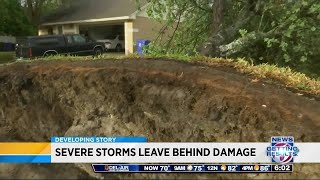 Storms topple trees in Central Florida