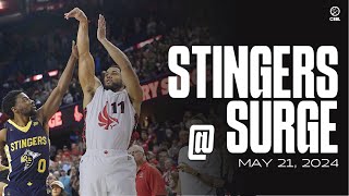 Edmonton Stingers vs Calgary Surge | Game Highlights | May 21, 2024