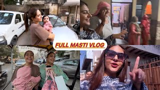 Bhen ko गाँव se Delhi le ayi😍, Shivratri ki taiyari shuru❤️🧿 |family vlog |lifestyle | shivratri|