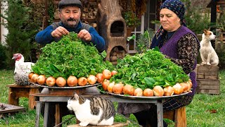 Kutab with Forest Greens | A Delicious Outdoor Cooking Experience