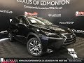 Black 2017 Lexus NX 200t Luxury Package Walkaround Review East Edmonton Alberta