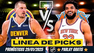 PRONOSTICOS DE NBA Y NHL 29/01/2025 🔥PARLAY GRATIS🔥