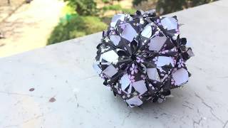 Lolita Kusudama - PrwOrigami Folding Tutorial 【くす玉・折り紙】