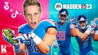 Touchdown Records and TIKTOK Videos in Madden NFL 23! K-City GAMING