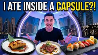 You Can Eat in a Capsule?! Dubai’s Most Unique Restaurant 🌟”