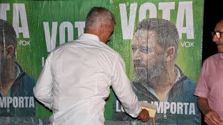 Pegada de Carteles de Vox Totana para las próximas Elecciones Generales del 23-J