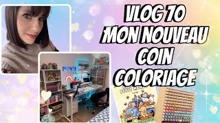 Vlog 70 : Mon nouveau coin colo !! Bureau tour- bilan 1 semaine de Patreon