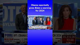 Obama reportedly warns Biden that Trump is a VERY strong contender ahead of 2024 election #shorts