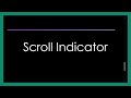 Create A Scroll Indicator |  Page Scroll Progress Bar Using HTML CSS & JavaScript