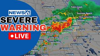 🔴NEWS 6 WEATHER LIVE | Tracking Severe Thunderstorms LIVE - Central Florida Storm Tracking
