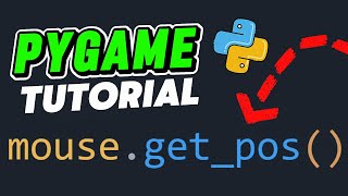 Move an Image with Your Mouse - Lesson 5 | Pygame Tutorial for Beginners