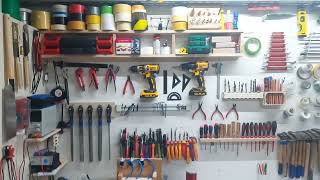 Ordnung in der Werkstatt, mit Plastikrohren, HT- Rohren und Rundrohren, eine Ideensammlung
