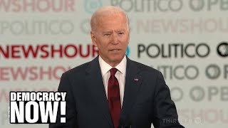 Joe Biden Criticized at Democratic Debate over Iraq, Afghanistan Wars \u0026 Failure to Close Gitmo