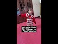 BE LINH MINTV Adorable Little Girl Wriggles on Pink Floor a