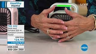 Geek Heat 500Watt Compact Ceramic Heater