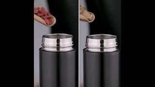 Smart thermos with led temperature