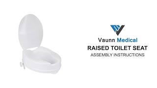 How to install Vaunn Medical Clamp-On Raised Toilet Seat on your commode