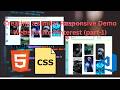 Creating Similar Demo Responsive Website like pinterest using HTML and CSS(part-1).