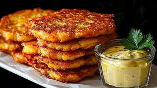 Mischen Sie einfach 2 Eier und Kartoffeln! Dieser Kartoffel-Snack wird jeden sofort beeindrucken!