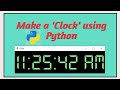 How to make a  digital Clock using Python language | tkinter | python programming