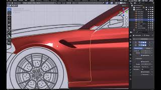 Step-by-Step BMW M5 CS F90 Modeling in Blender – Tutorial #16