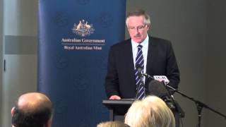 Coloured $2 Coin Launch, June 2013 - Mint CEO Ross MacDiarmid