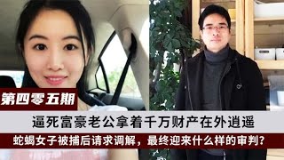 蛇蝎女人逼死软件公司CEO丈夫，骗取千万财产，逍遥六年被审判