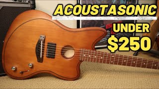 An affordable acoustasonic style guitar? Yep! The IJGAP-300 from IYV - review \u0026 demo #guitarreview