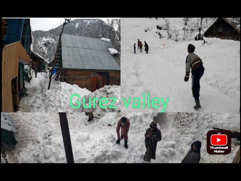 Heavy Snowfall In Gurez Valley |#gurez Valley Videos - YouTube