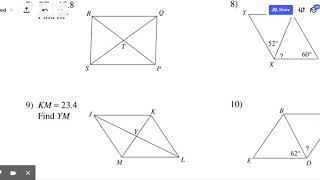 Parallelograms Practice Intro