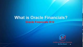 What is Oracle Financials