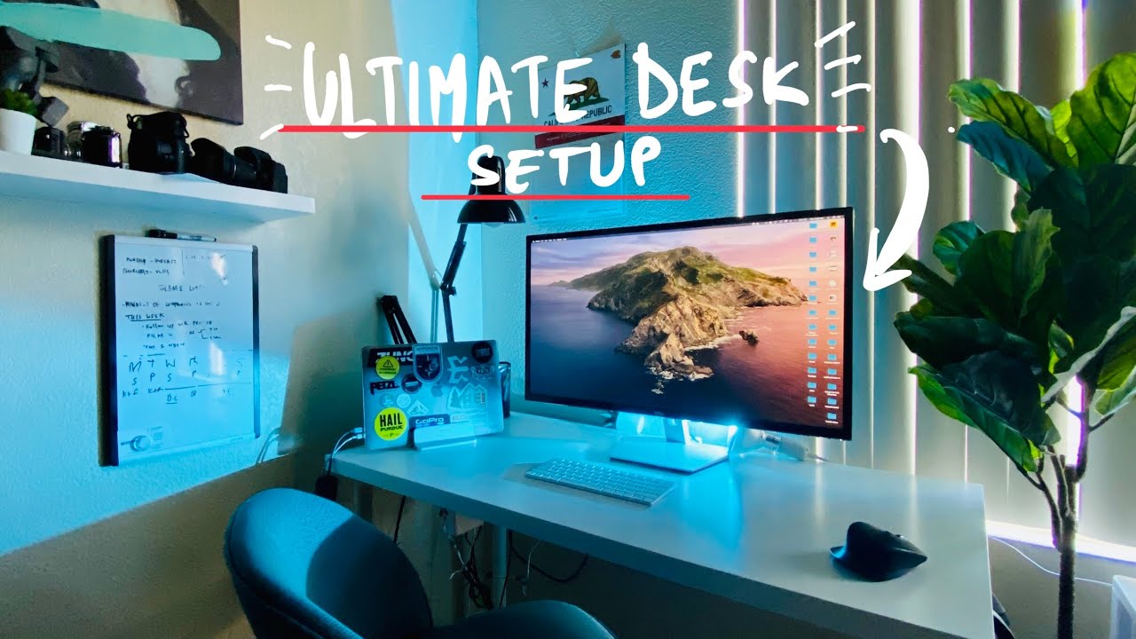 My Productivity Desk Setup! - YouTube