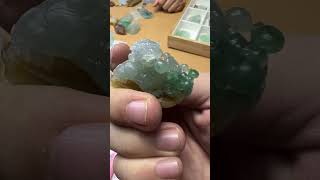 翡翠毛貨 麒麟｜每晚八點在天光墟翡翠市場直播收貨  #翡翠 #翡翠毛貨 #翡翠老范 #天光墟