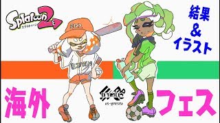 【スプラトゥーン2】海外フェス！イラスト＆結果まとめ【最新版】