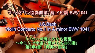 ヴァイオリン協奏曲 第1番 イ短調 BWV1041：バッハ   J.S.Bach: Violin Concerto No.1 in A minor BWV 1041