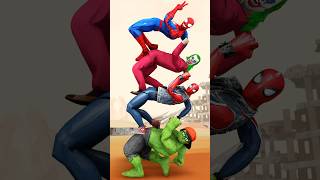 Who is Stronger? Spider-man vs Spider-Punk Hulk #gta #spiderman #funnyvideo  #homemaranha