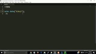 Date Function in php | Learn Php Step by Step