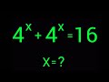 Germany Nice Olympiad Exponential Problem | Solve for X