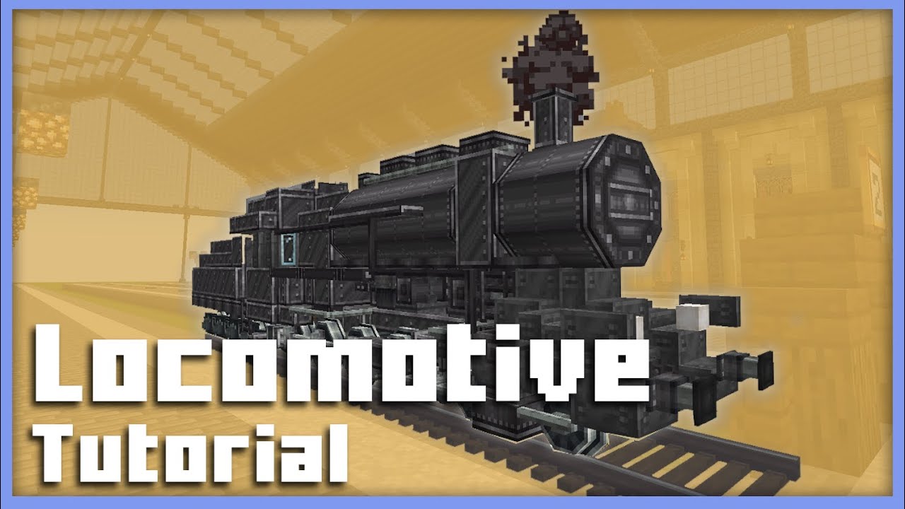 How To Make Steam Locomotive Tutorial On Wheels Createmod Minecraft