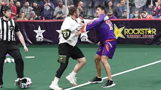 Nonkon Thompson vs. Tyler Halls - Lacrosse Fight